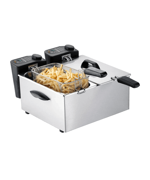 Fritadeira dupla 3L + 3L | Elétrica Monofásica