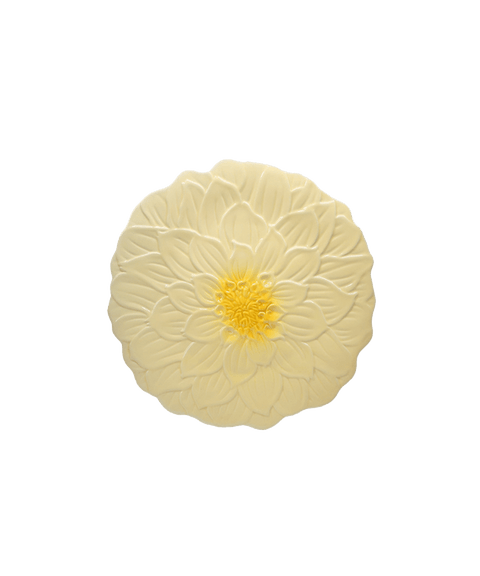 Prato Sobremesa Benedita Amarelo