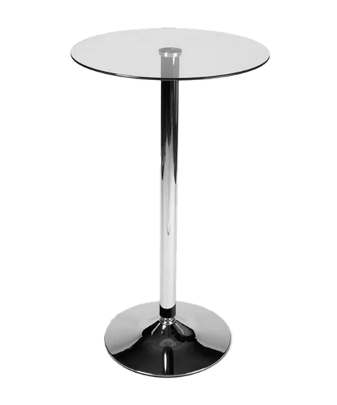 Mesa Alta Bistrot Vidro - D:0,60m