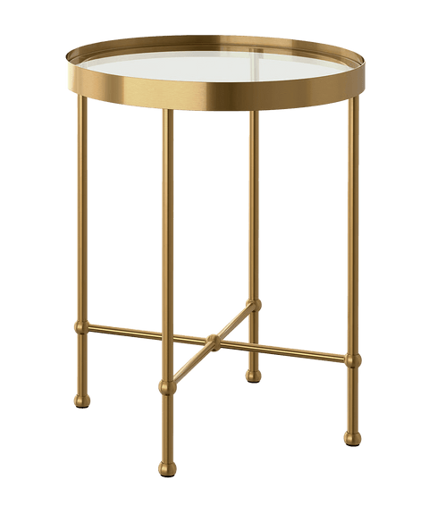 Mesa de Apoio Dourada