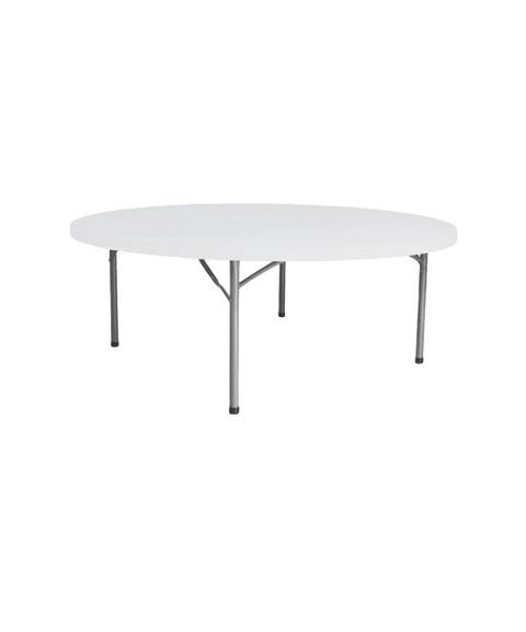Mesa Redonda Simples Para Atoalhar HDPE D1,60m (até 10 Pessoas)