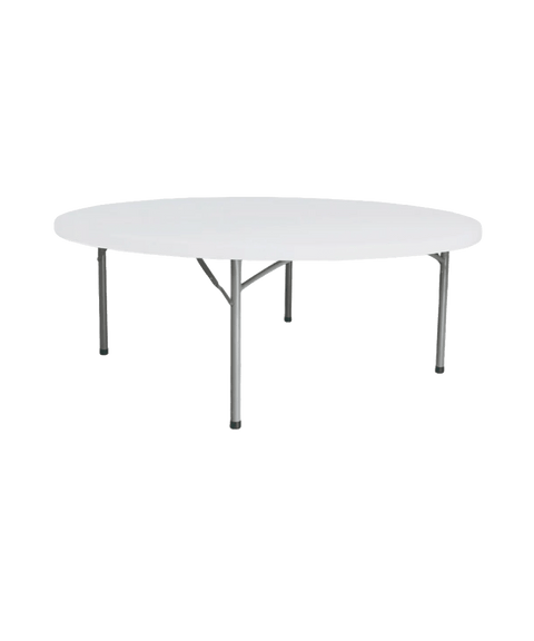 Mesa Redonda Simples Para Atoalhar HDPE D1,80m (até 12 Pessoas)
