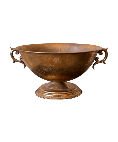 Taça Latão Decor Olimpo Ânfora