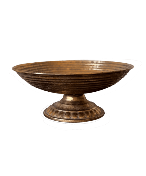 Taça de Latão Decor Olimpo Prato