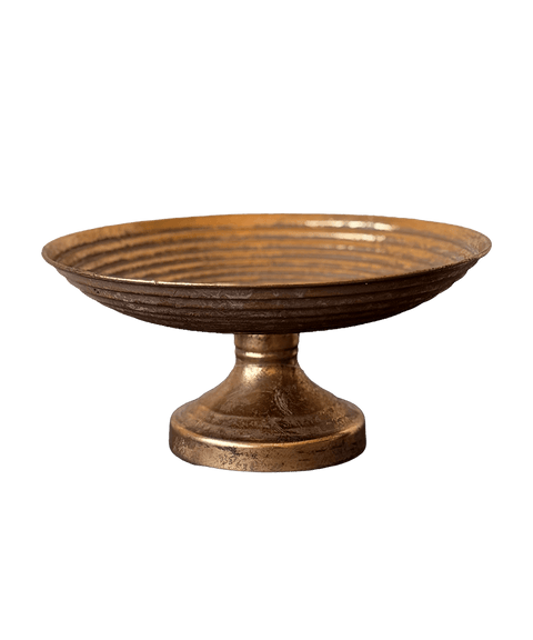 Taça de Latão Decor Olimpo Rasa