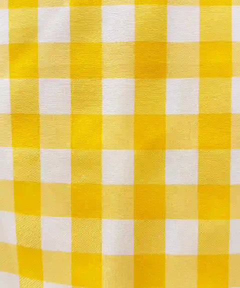 Toalha Vichy Amarela